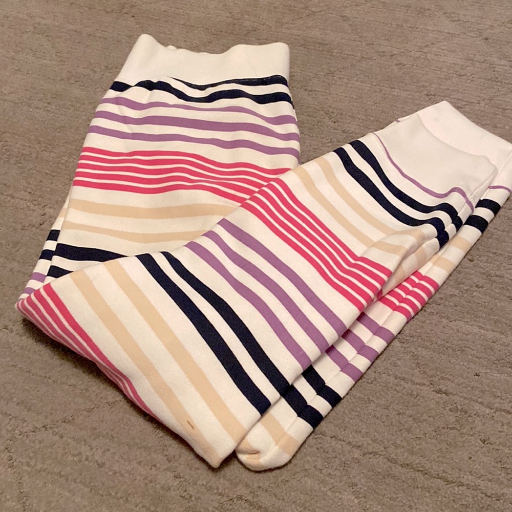Champion striped sweatpants large